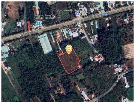 Bán đất 180m² 550 triệu tại Thị trấn Dầu Tiếng Huyện Dầu Tiếng