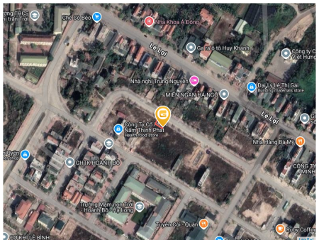 Bán đất 128,75m² ngang 5m giá 2.4 tỷ tại Phường Hoành Bồ Huyện Hoành Bồ