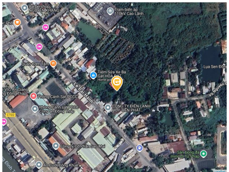 Bán đất 76.6m² full thổ cư ngang 4.5m giá 990 triệu tại Thành phố Cao Lãnh
