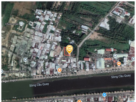 Bán đất 413m² ngang 15.1m giá 2.56 tỷ tại Phường 8 Thành phố Sóc Trăng