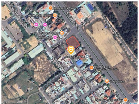 Bán đất 1483.8m² ngang 50m giá 135 tỷ tại Phường 9 Thành phố Tuy Hoà