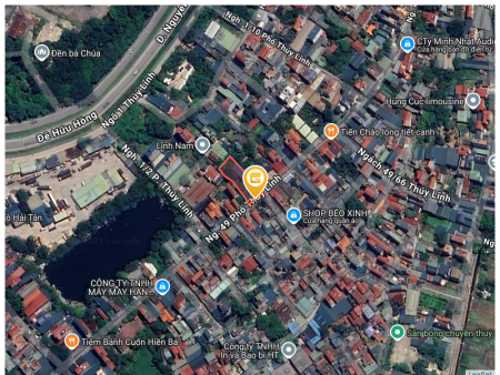 Bán đất 631.9m² ngang 17.5m giá 115 tỷ Phường Lĩnh Nam
