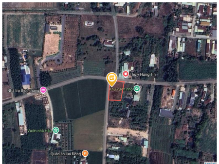 Bán đất 1186.5m² ngang 30m giá 2.7 tỷ Phường Thanh Điền