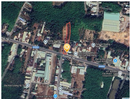 Bán đất 1320.5m² ngang 12m giá 10 tỷ Phường Bến Cát