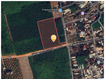 Bán đất 9915.7m² giá 44.5 tỷ Phường Bình Cơ đường xe công kế bên điện 3 pha