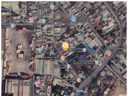 Bán đất 107.7m² giá 5.15 tỷ Phường Dĩ An