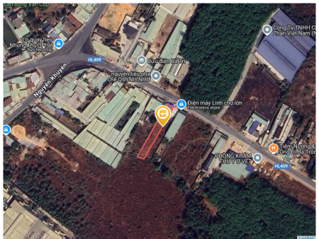 Bán đất 911.3m² giá 10.5 tỷ Phường Tân Hiệp