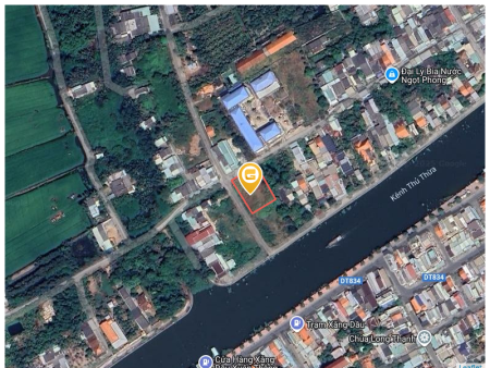 Bán đất 1000m² ngang 38m giá 7 tỷ thu về Xã Thủ Thừa lh 0902549011 đã tách sổ có bán lẻ