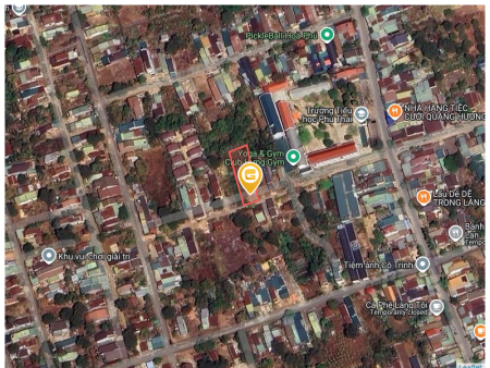 Bán đất 872.3m² ngang 5m giá 950 triệu Xã Hòa Phú, thổ cư 100m2