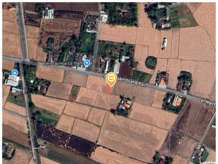 Đất full thổ 233m2 mặt tiền Nguyễn Quang Đại, Mỹ Lệ, Cần Đước, LA, cách DT 826 700m