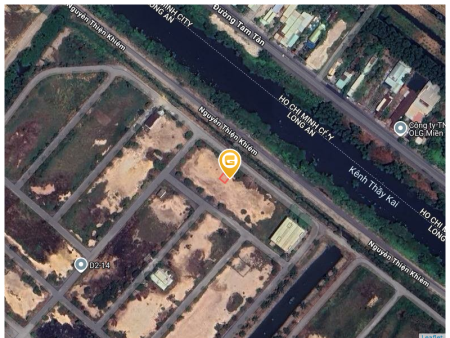 Bán đất view kênh 140m² ngang 7m giá 2.3 tỷ Xã Hậu Nghĩa