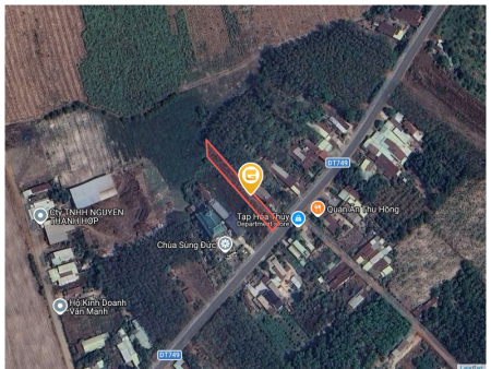 Bán đất 995m² ngang 10m giá 2.3 tỷ tại Xã Long Hòa