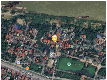 Bán đất 177.7m² full thổ cư ngang 12m7m tại Phường Đông Ngạc