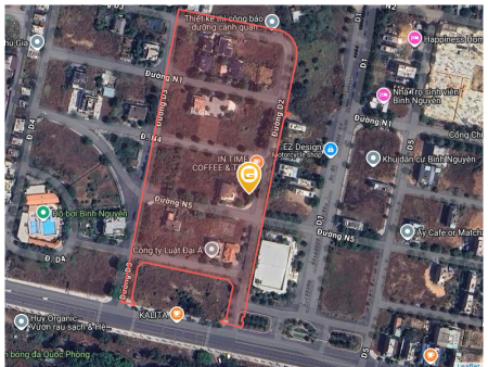 Bán đất 317m² full thổ cư ngang 16m giá 25 tỷ tại Đường Thống Nhất Phường Đông Hòa
