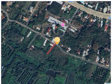 Bán đất 340.4m² có sẵn 100m² thổ cư ngang 5m giá 990 triệu tại Phường Tây Nam
