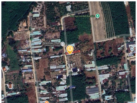 Bán đất 221m² có sẵn 100m² thổ cư ngang 5,1m tại Xã Trừ Văn Thố