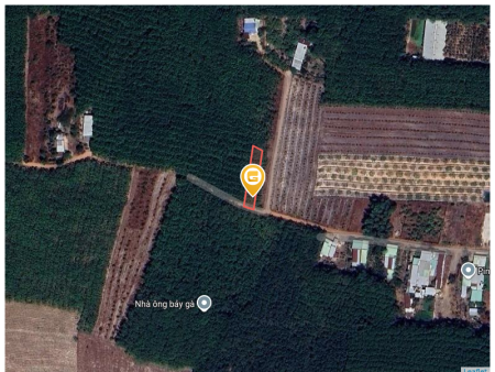 Bán đất 552.5m² có sẵn 100m² thổ cư ngang 10m tại Xã Trừ Văn Thố