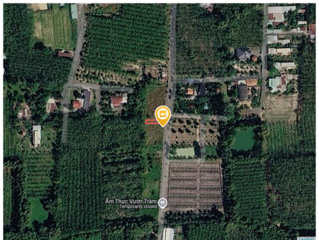 Bán đất 159.1m² có sẵn 100m² thổ cư ngang 5m giá 580 triệu tại Xã Bàu Bàng