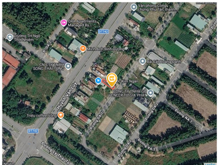 Bán đất 193.2m² có sẵn 192m² thổ cư ngang 6.4m giá 5.37 tỷ tại Phường Bình Dương