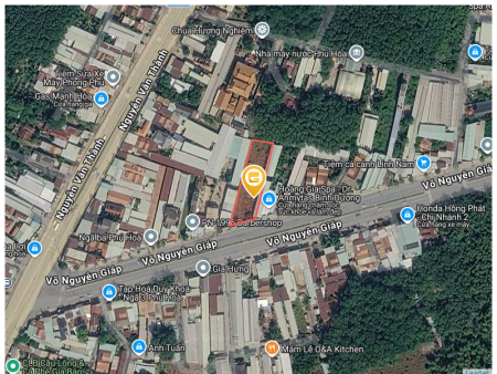Bán đất 1567m² có sẵn 1510m² thổ cư ngang 22m giá 46.2 tỷ tại Phường Hòa Lợi