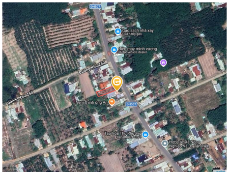 457.7m² đường nhựa 32m. ngang 10,1m giá 750 triệu tại Xã Phước Thành TP HCM.