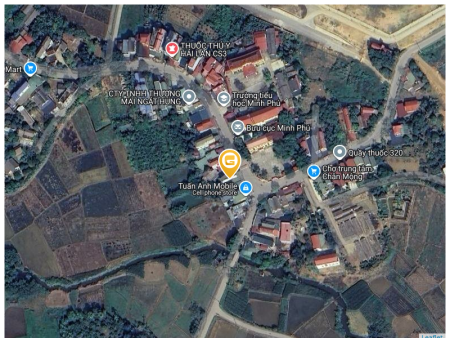 Bán đất 180m² có sẵn 160m² thổ cư ngang 10m giá 5 tỷ tại Xã Chân Mộng