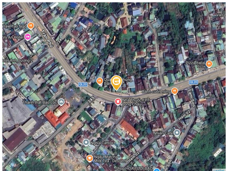 Nhà mặt phố 12 mét ngang trên trục đường chính. Thuận tiện mở cửa hàng, văn phòng, kinh doanh dịch vụ