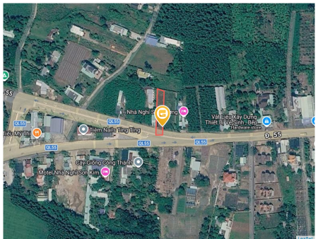 Bán đất 645.6m² có sẵn 100m² thổ cư ngang 10m giá 5.6 tỷ tại Xã Đất Đỏ