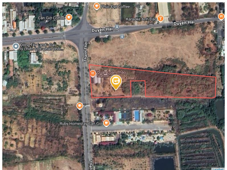 Bán đất 12813,6m² ngang 69m giá 256 tỷ tại Đường Thạnh Thới Xã Cần Giờ
