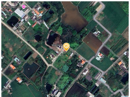 Bán đất 55m² thổ cư, ngang 9,16m, Giá 290 triệu tại xã Nhựt Tảo, Tây Ninh, cách 900m đường Tỉnh 832