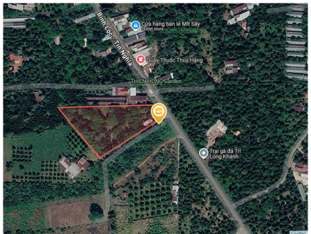 Bán đất 139.8m² có sẵn 79m² thổ cư ngang 5.6m giá 1.3 tỷ tại Đường Bình Lộc Phường Bình Lộc