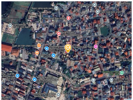Lĩnh Nam Hoàng Mai nhà 5 tầng 40m2 ô tô đỗ cửa ngõ rộng thông kinh doanh online tốt gần chợ trường học đông dân