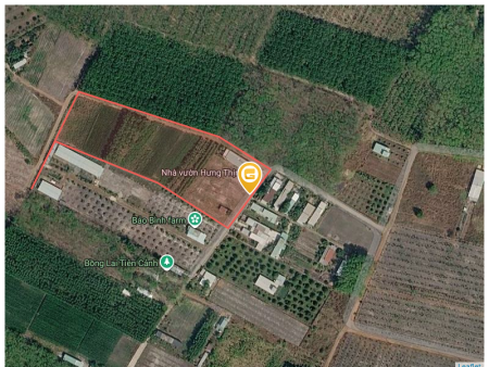 Bán đất 255m² có sẵn 50m² thổ cư ngang 5m giá 550 triệu tại Phường Chơn Thành