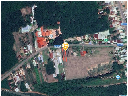 Bán đất 515m² có sẵn 100m² thổ cư ngang 10m giá 880 triệu tại Xã An Long