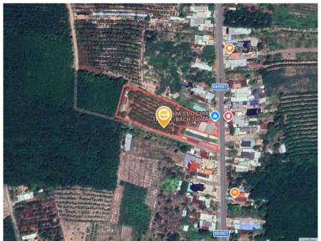 Bán đất 230m² có sẵn 100m² thổ cư ngang 5m giá 780 triệu tại Xã Phước Thành