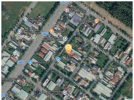 Bán đất 270m² full thổ cư ngang 9m giá 8.2 tỷ tại Đường DB6 Phường Bình Dương Phường Phú Tân Thủ Dầu Một Bình Dương.