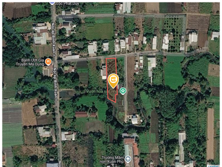Bán đất 1736m² ngang 20.5m giá 2.2 tỷ tại Xã Xuân Phú
