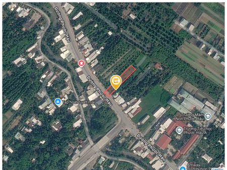 Bán đất 1005m² có sẵn 300m² thổ cư ngang 11,8m giá 8.5 tỷ tại Đường Phước Hậu Phường Phước Hậu