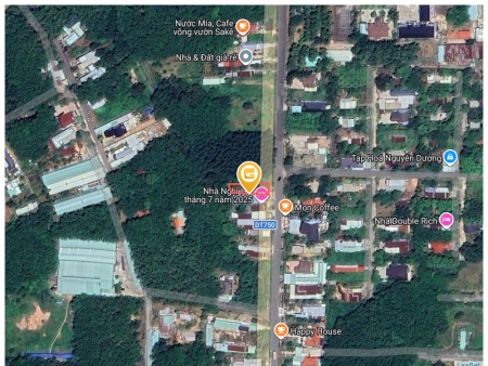 Bán đất 353.1m² có sẵn 100m² thổ cư ngang 7m giá 790 triệu tại Xã Phước Hòa