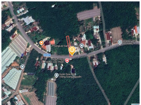 Bán đất 555m² có sẵn 100m² thổ cư ngang 7m giá 760 triệu tại Xã Phước Thành