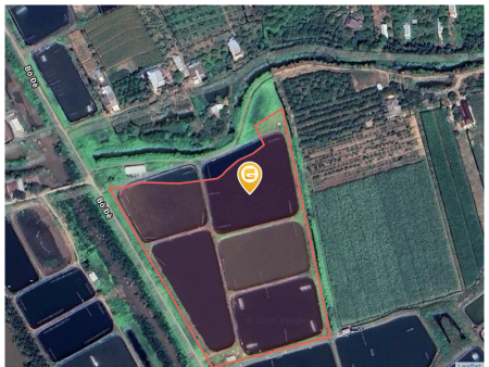 Bán đất 28299m² có sẵn 300m² thổ cư ngang 200m giá 270 triệu tại Đường Dal Xã Cù Lao Dung
