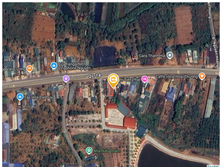 Bán đất 148m² có sẵn 40m² thổ cư ngang 11m giá 2.5 tỷ tại Xã Nhân Cơ