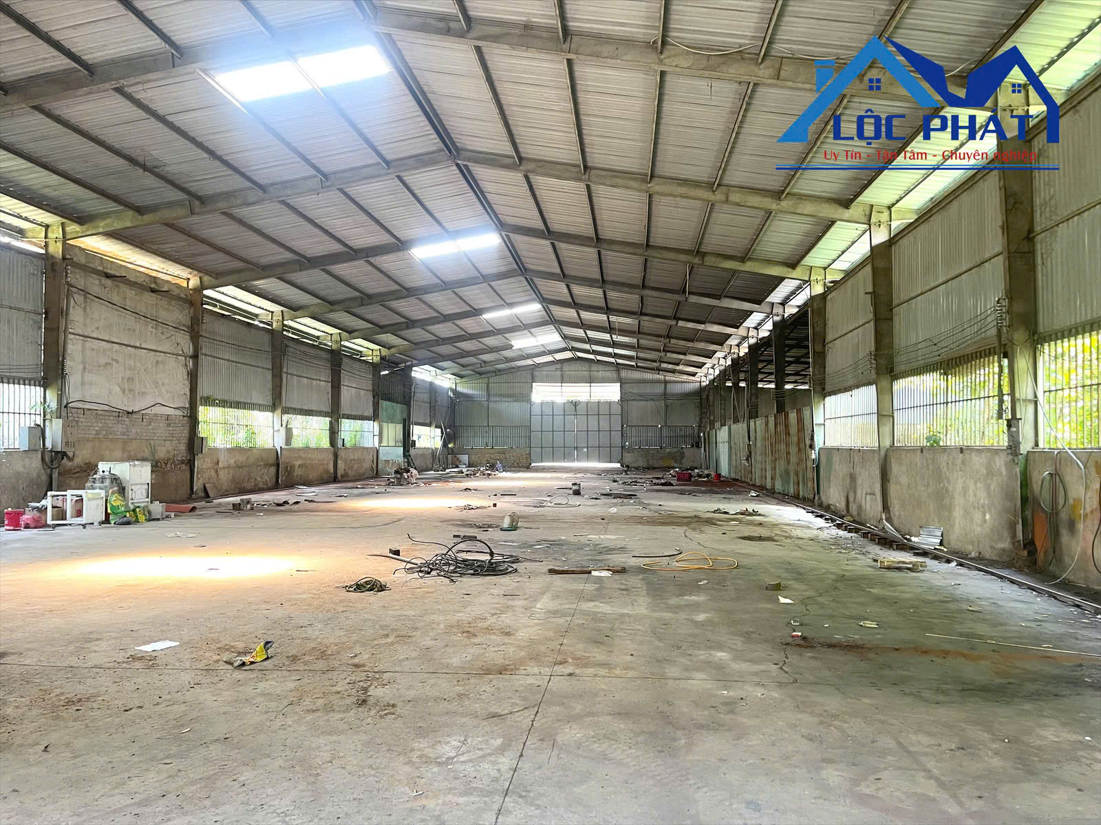 Cho thuê xưởng 1200m2 630KVA p Phước Tân, TP Biên Hòa, Đồng Nai giá rẻ 36 tr