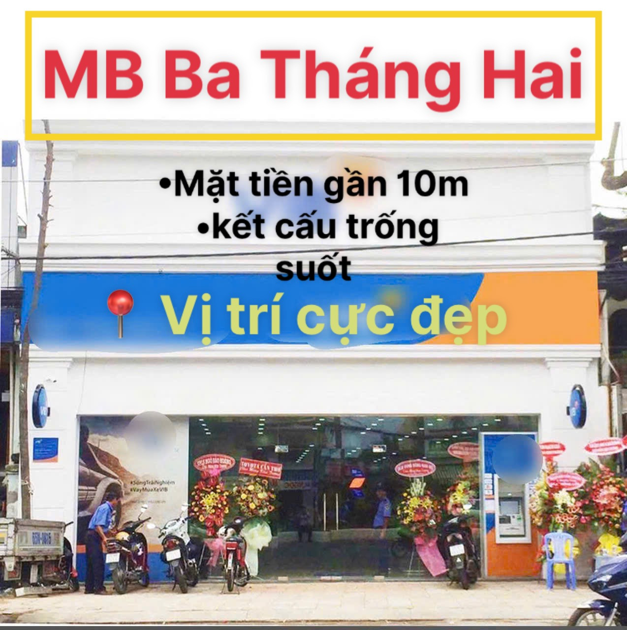 Cho thuê nhà mặt tiền đường 3 tháng 2 Ninh Kiều
