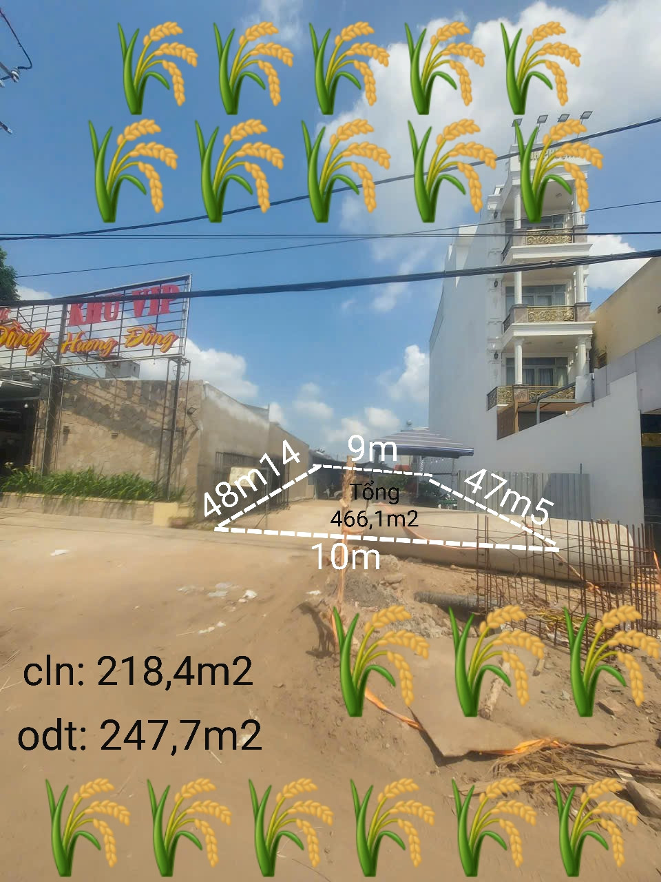 Bán nền mặt tiền đường 3-2 cần thơ