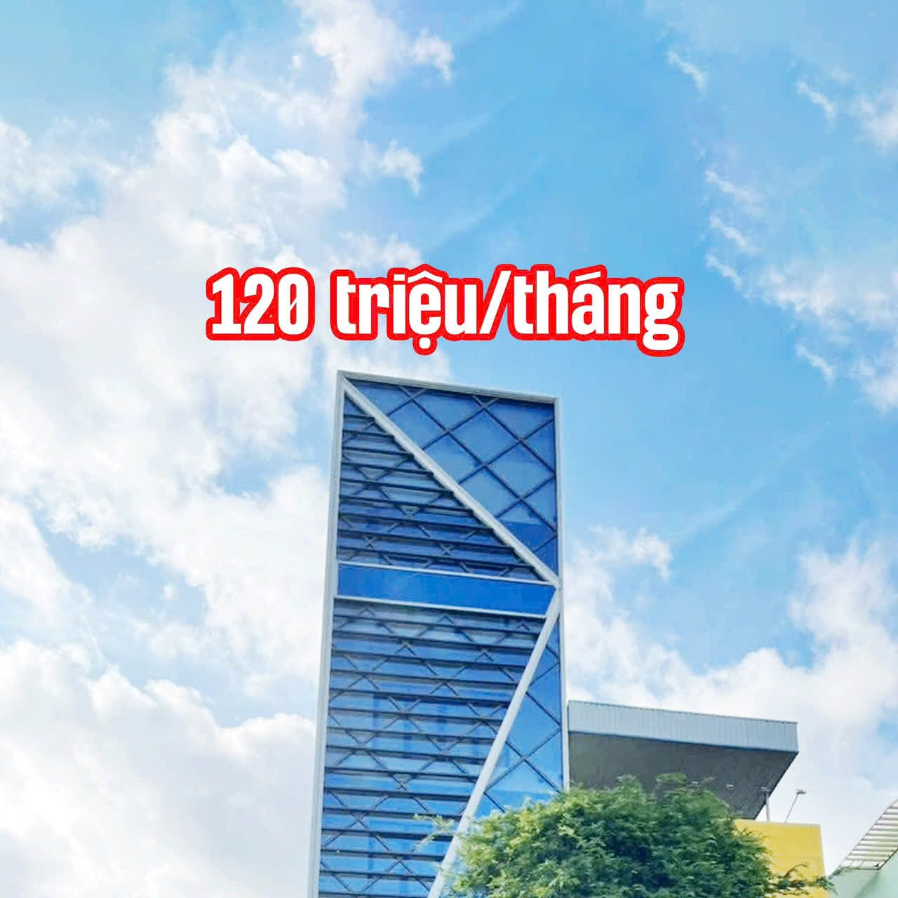 Cho thuê toà nhà 6 tầng mặt tiền 30 tháng 4 có thang máy