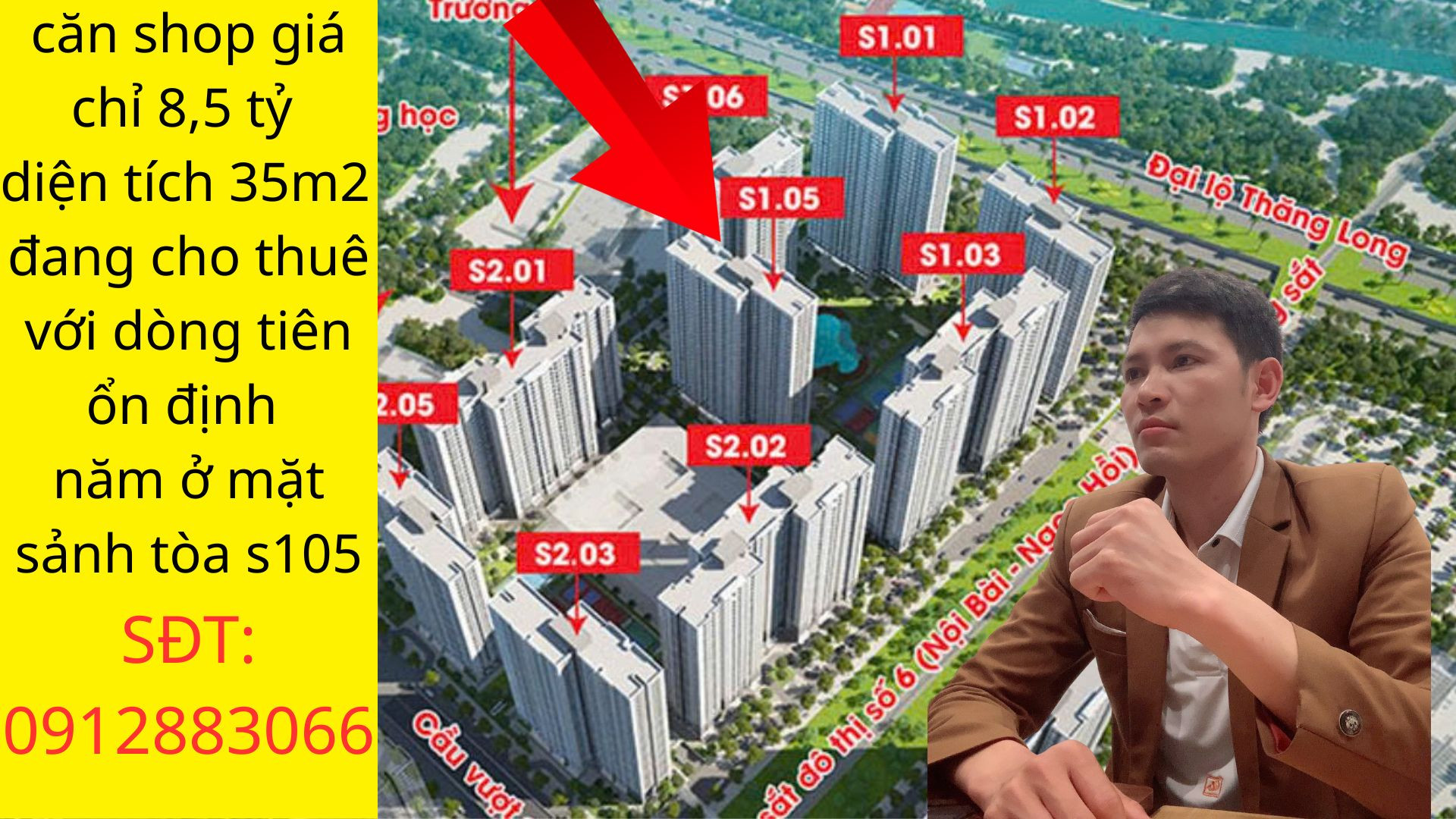 căn shop 35m2 mà giá chỉ bằng căn hộ cần chuyển nhượng 8,5 tỷ bao phí