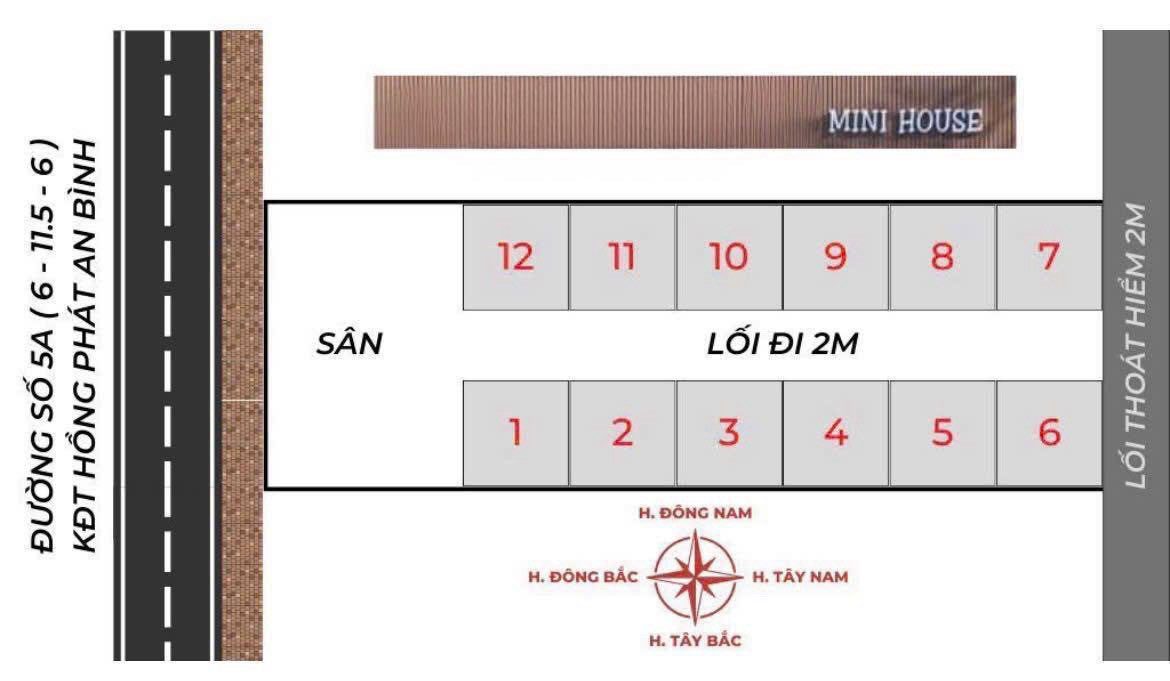 Bán Minihouse Cao cấp mới xây 280m² full thổ cư ngang 10m tại Đường A5 Phường An Bình, Tp Cần Thơ