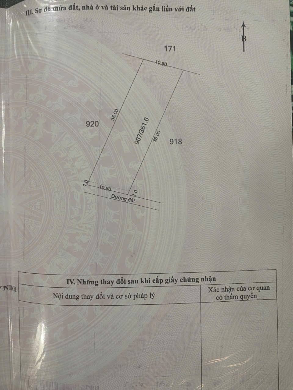 361m2 full thổ cư, ngay ngã tư An Bình, SHR, Giá 1 tỷ 3.