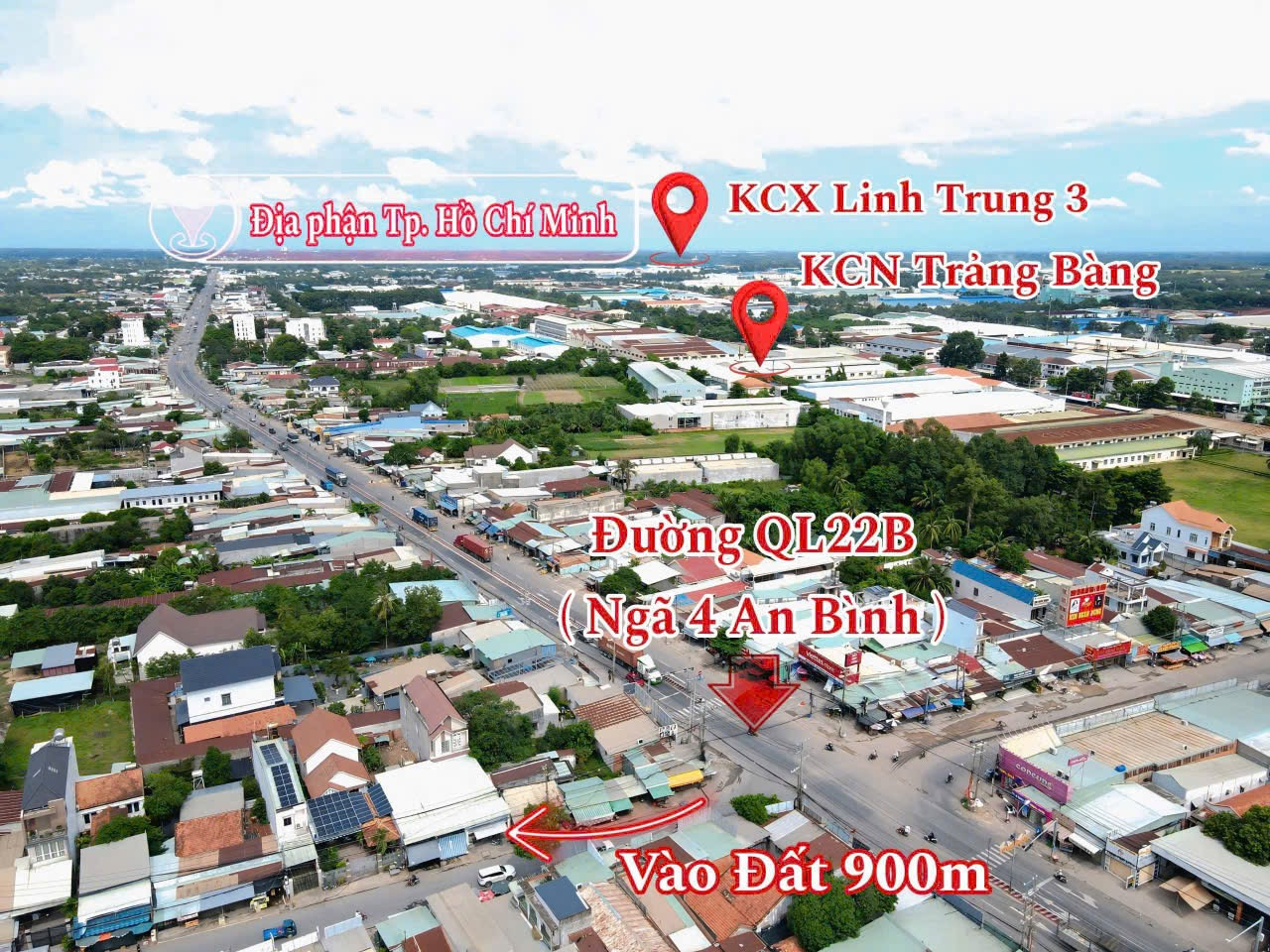 Bán đất ngay trung tâm thị xã Trảng Bàng, dân siêu đông chỉ 700tr